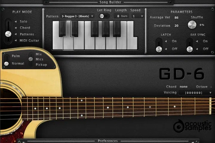 Acousticsamples GD-6 Acoustic Guitar - Image 3