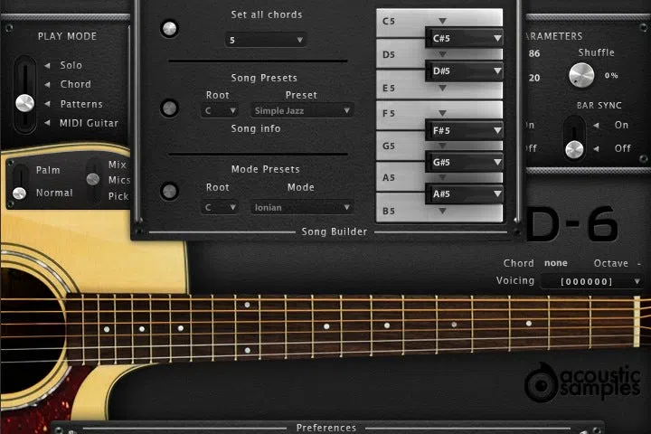 Acousticsamples GD-6 Acoustic Guitar - Image 4