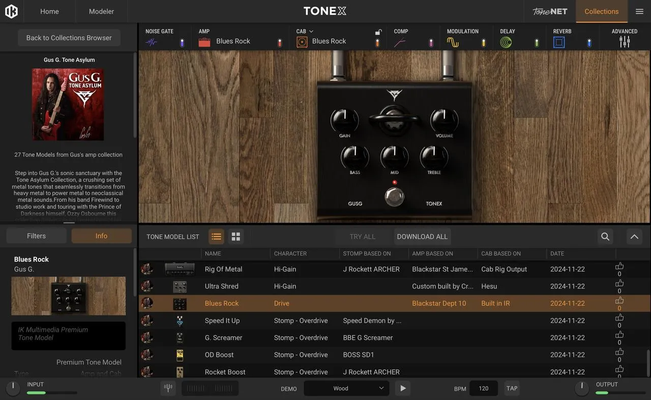 IK Multimedia Gus G. Tone Asylum Tonex Signature Collection - Image 12