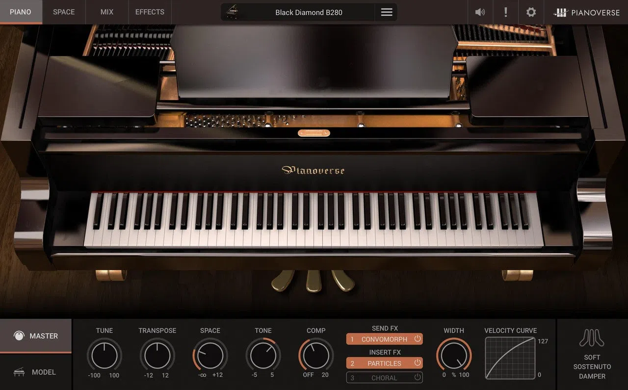 IK Multimedia Pianoverse Black Diamond B280 - Image 2