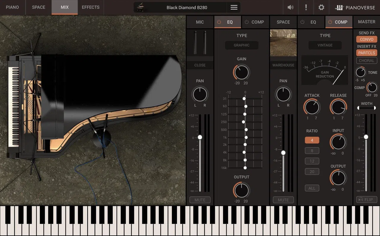 IK Multimedia Pianoverse Black Diamond B280 - Image 3