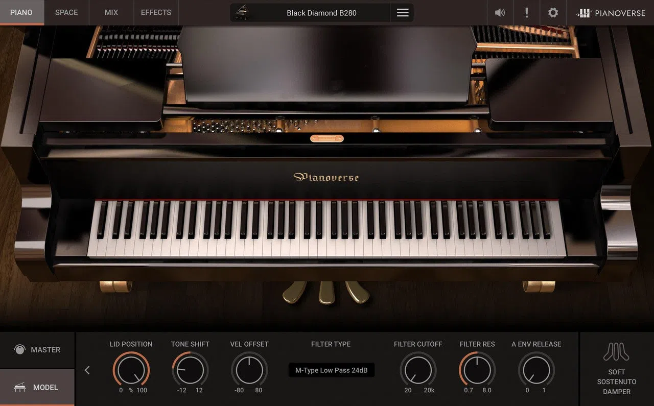 IK Multimedia Pianoverse Black Diamond B280 - Image 4