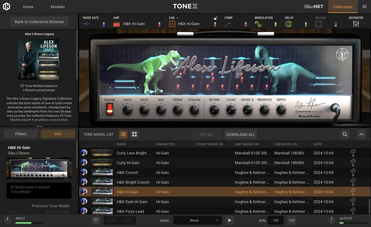IK Multimedia TONEX Alex Lifeson Legacy
