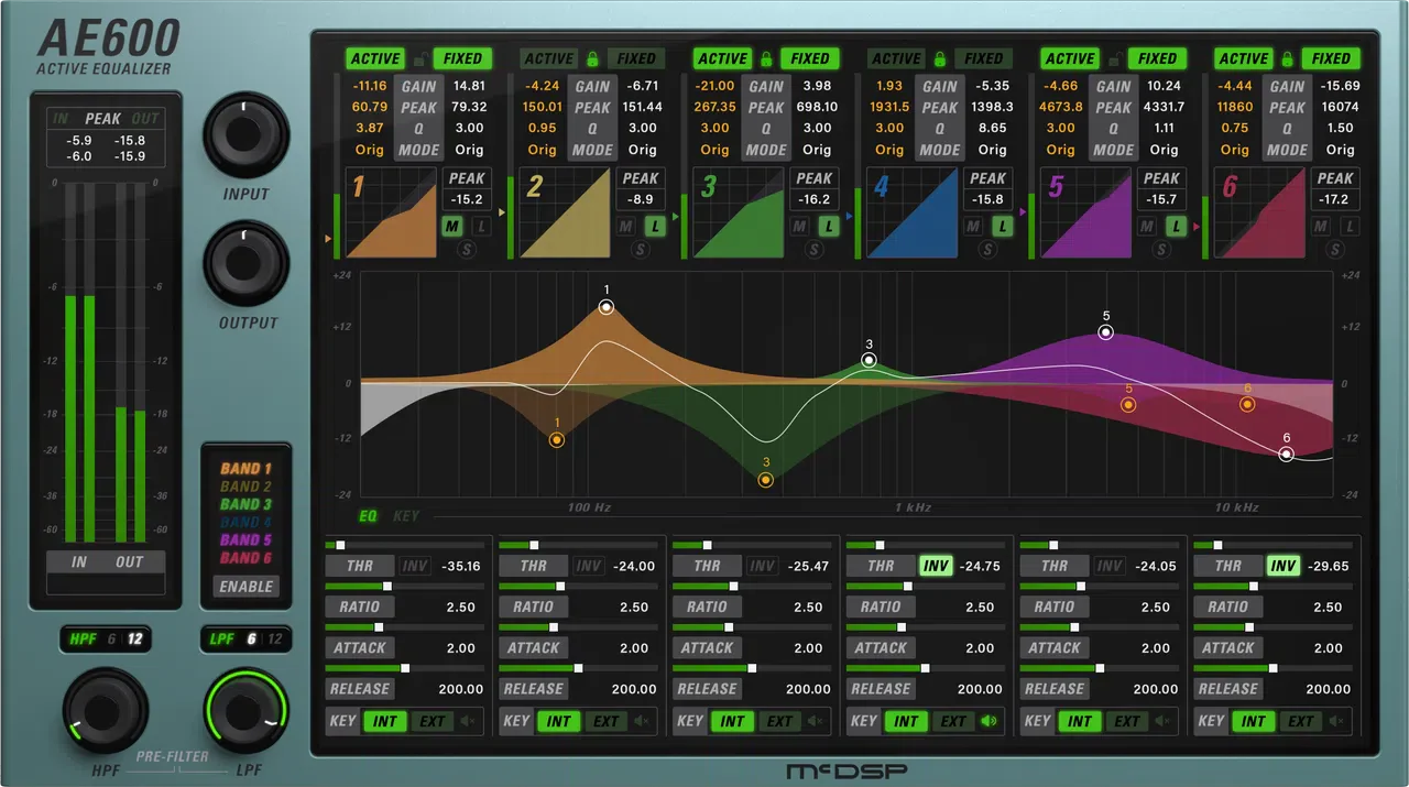 McDSP AE600 Active EQ HD v7