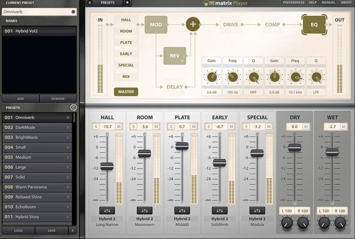 Overloud Hybrid Platinum 2 - IR Library for REmatrix