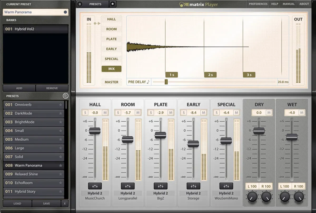 Overloud Hybrid Platinum 2 - IR Library for REmatrix - Image 3
