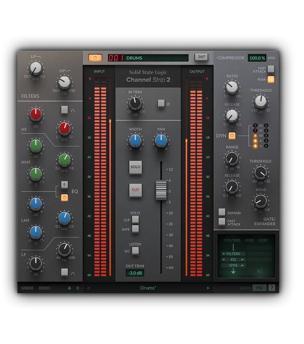 SSL Channel Strip 2 and Harrison 32Classic Channel - Image 3