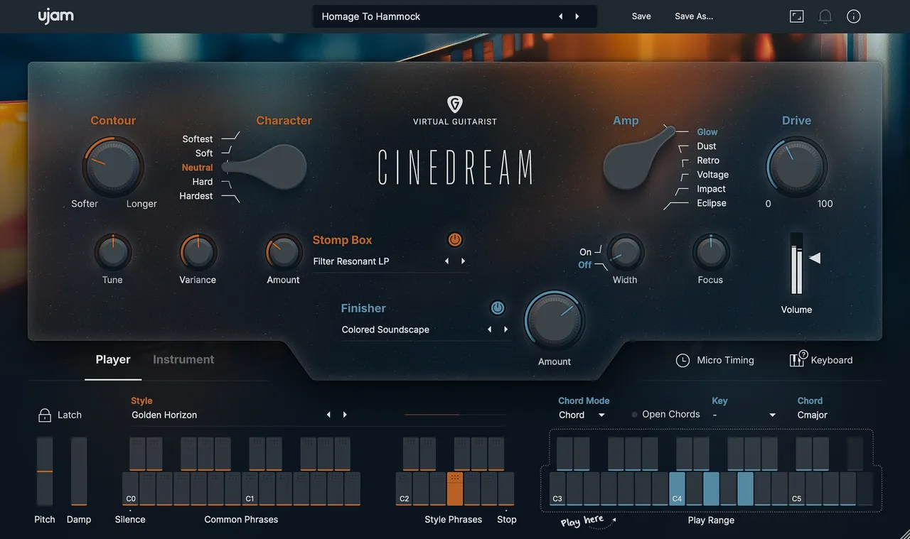 UJAM Virtual Guitarist CINEDREAM