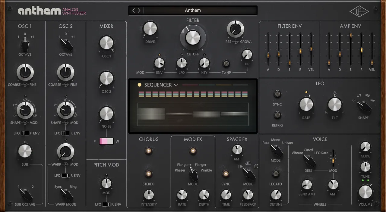 Universal Audio Anthem Analog Synthesizer - Image 2