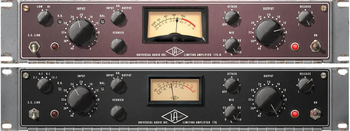 Universal Audio UA 175B & 176 Tube Compressor Collection