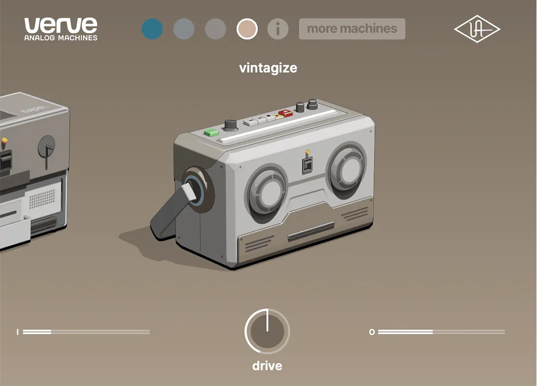 Universal Audio Verve Analog Machines Essentials