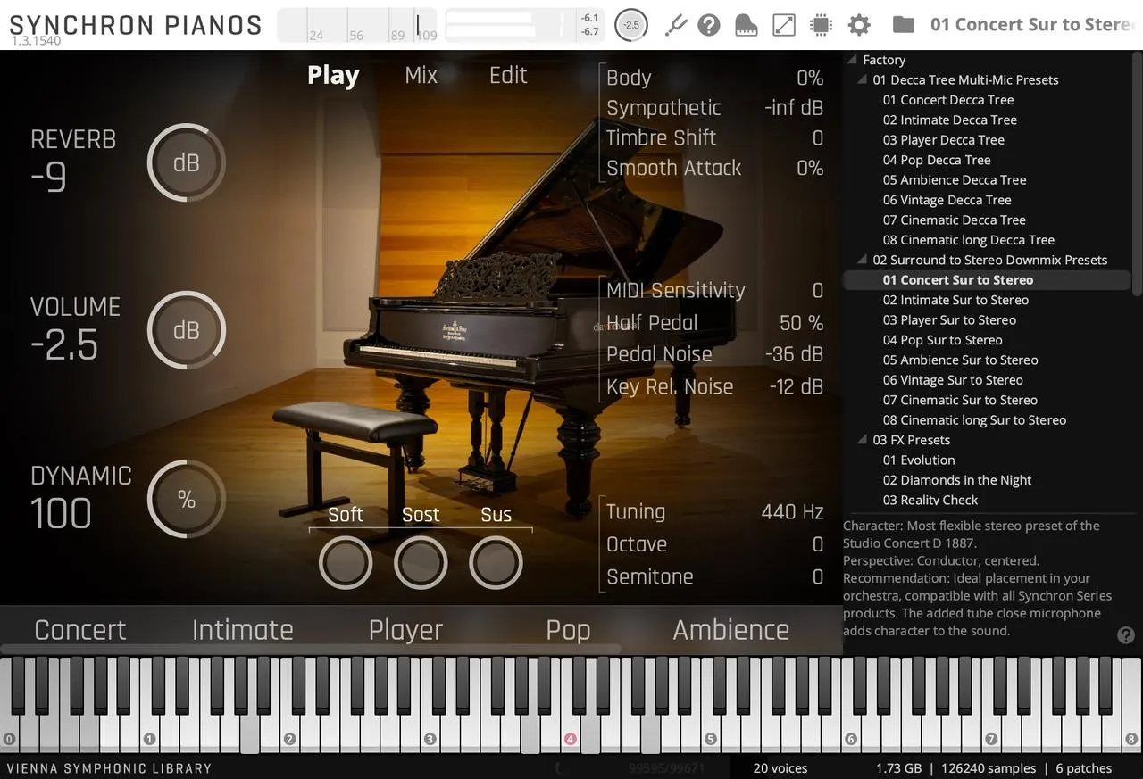 Vienna Studio Concert D 1887 Standard Library - Image 5
