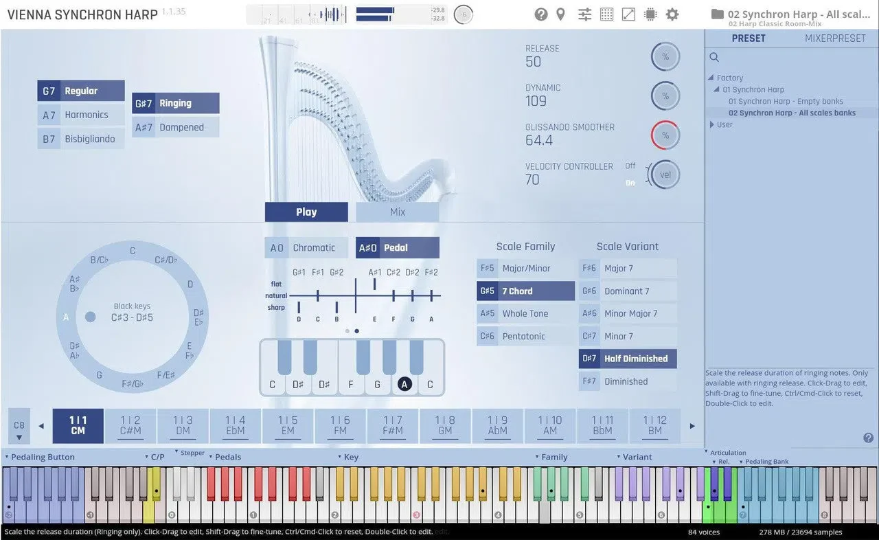Vienna Synchron Harp Full Library - Image 2