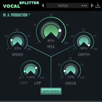 W. A. Production Vocal Splitter