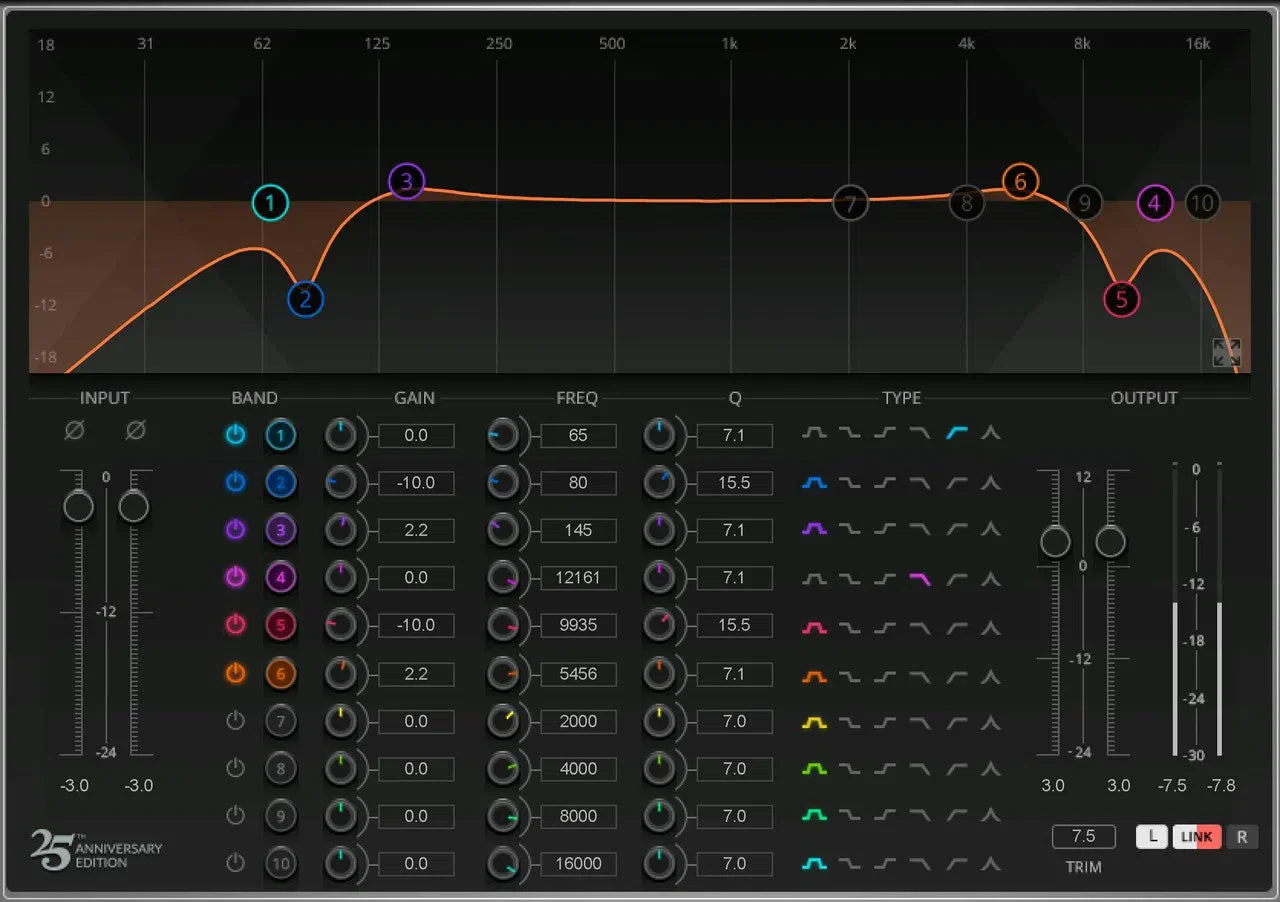 Waves Q10 Equalizer