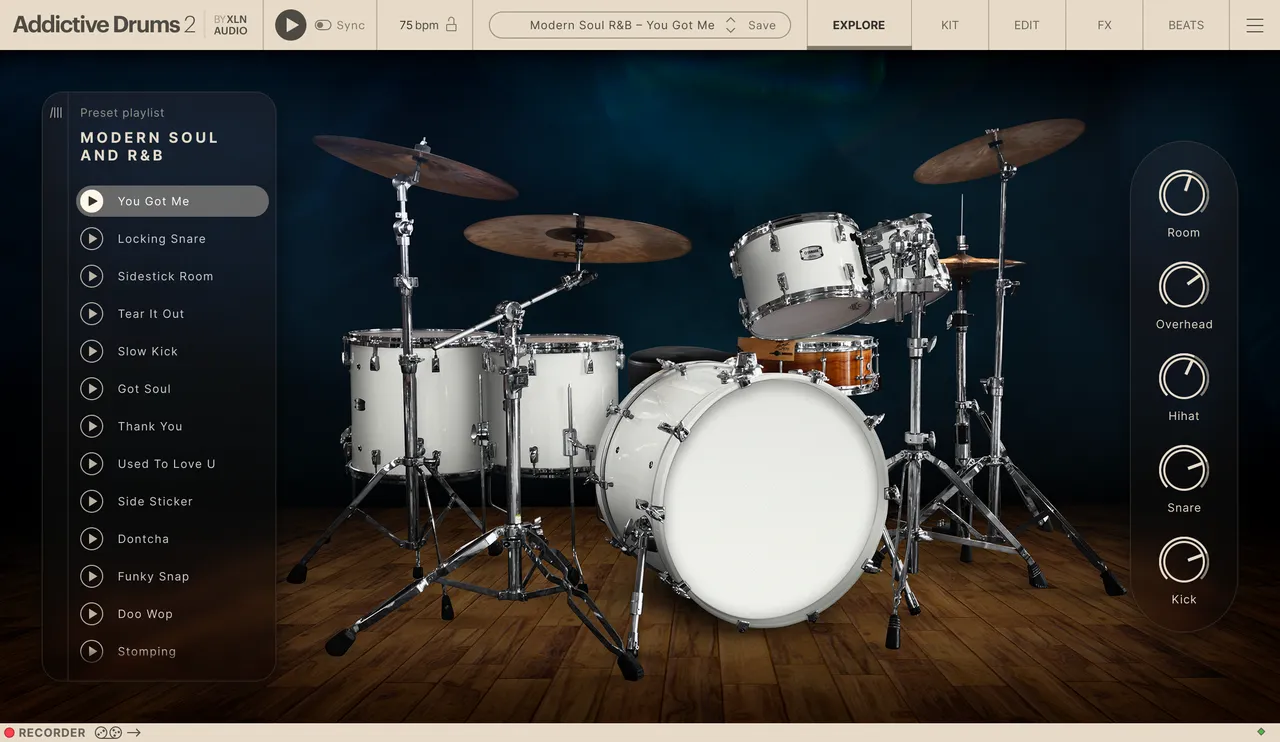 XLN Audio Addictive Drums 2:  Hip Hop and Gospel Collection - Image 4