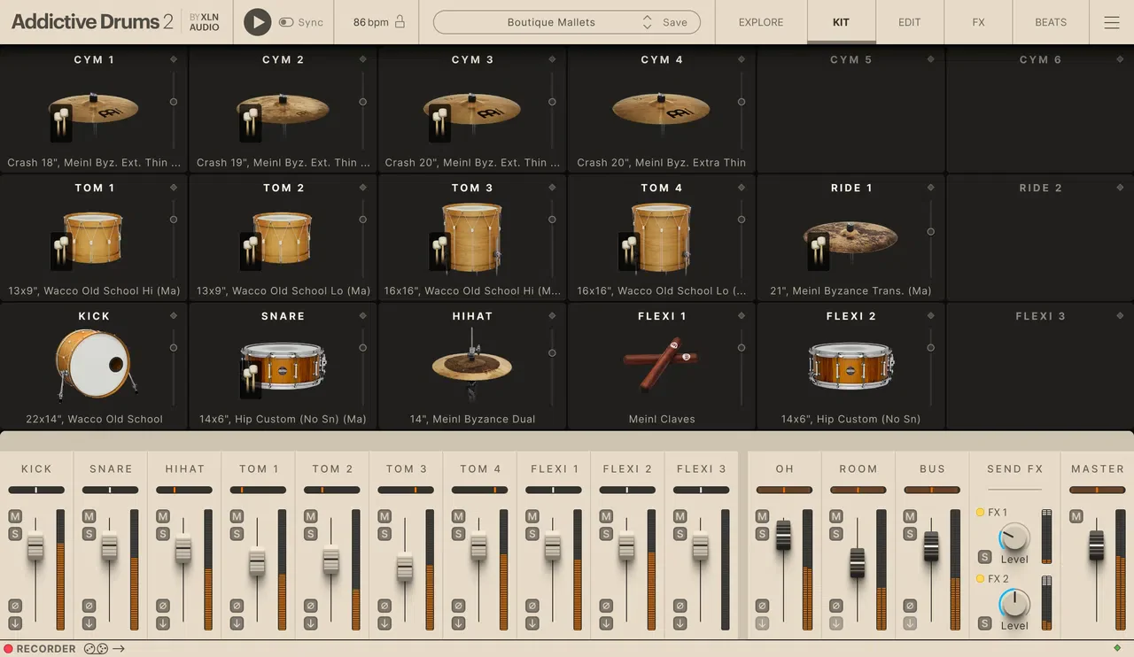 XLN Audio Boutique Mallets ADpak - Image 2