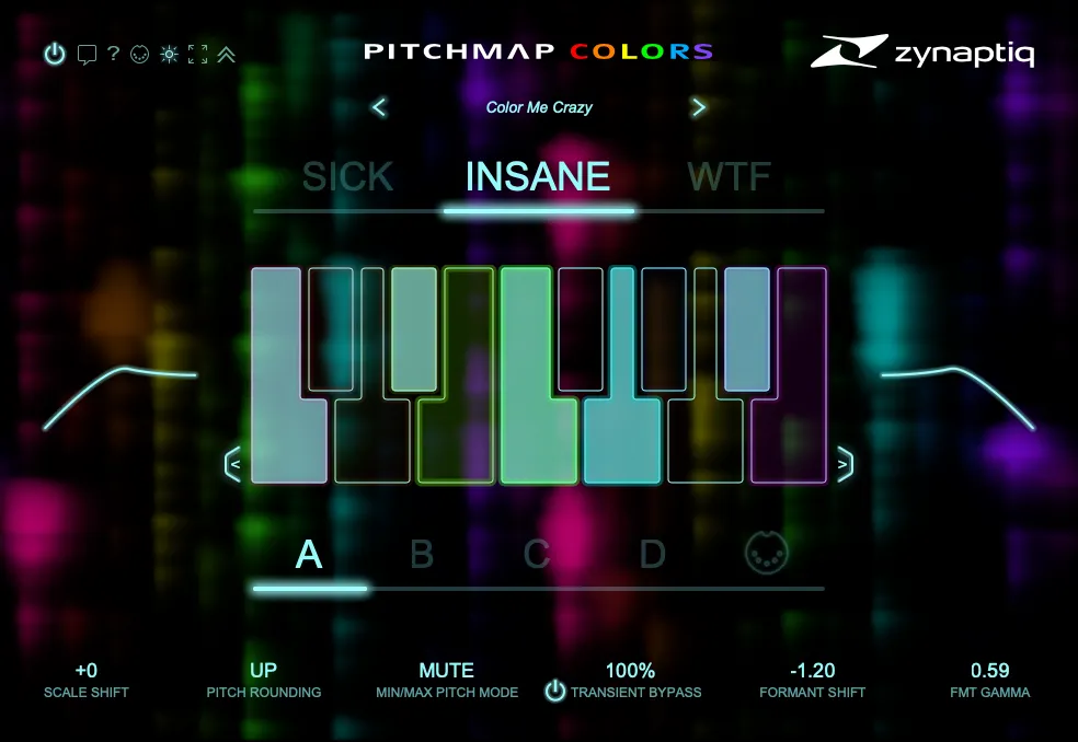 Zynaptiq PITCHMAP::COLORS